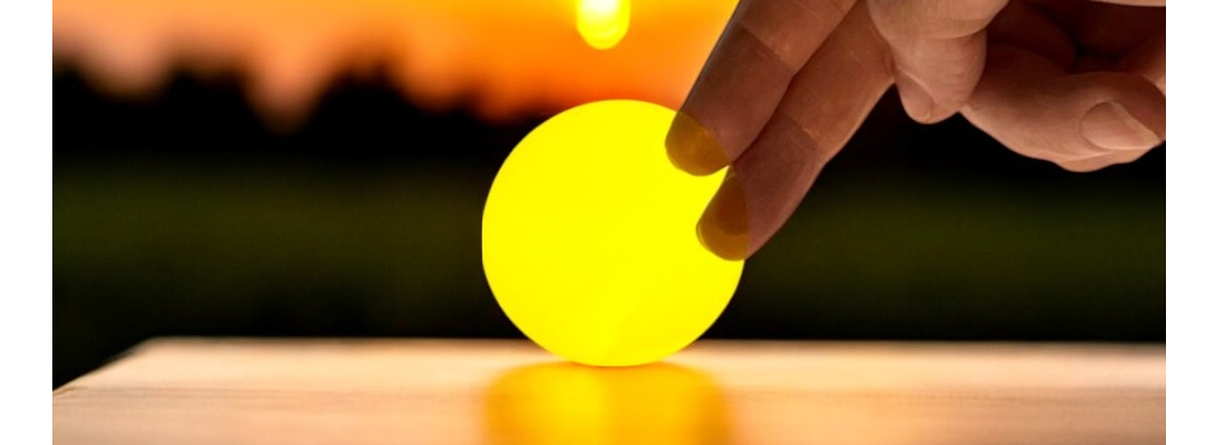 LED-Filterfolie in Gelb bei Sonnenuntergang für Hamburg und Umgebung