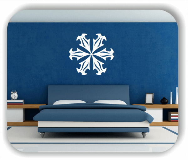 Snowflakes Wandtattoos - Schneeflocke - ab 50x47 cm - Motiv 2512