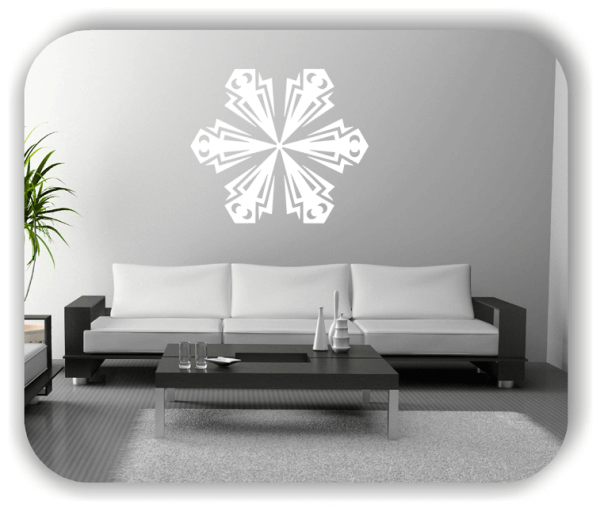 Snowflakes Wandtattoos - Schneeflocke - ab 50x43 cm - Motiv 2539