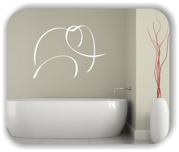 Wandtattoos Tiere - ab 50x36 cm - Elefant