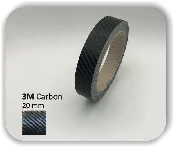 Carbon Wrapping 3M Zierstreifen - Folie 1080 3D-Folie 20mm für Auto Boot Motorrad