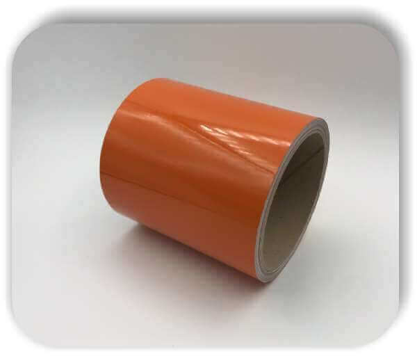 Boots Zierstreifen Reflektierend 200mm Orange - Glanz Dekorstreifen Car Stripe