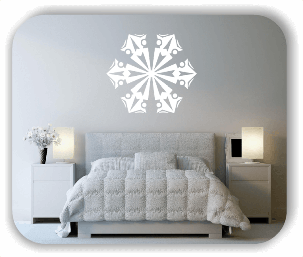 Snowflakes Wandtattoos - Schneeflocke - ab 50x43 cm - Motiv 2555