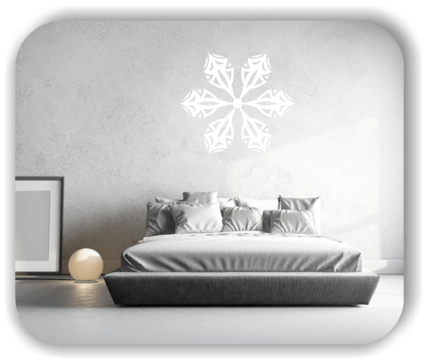 Snowflakes Wandtattoos - Schneeflocke - ab 50x43 cm - Motiv 2557